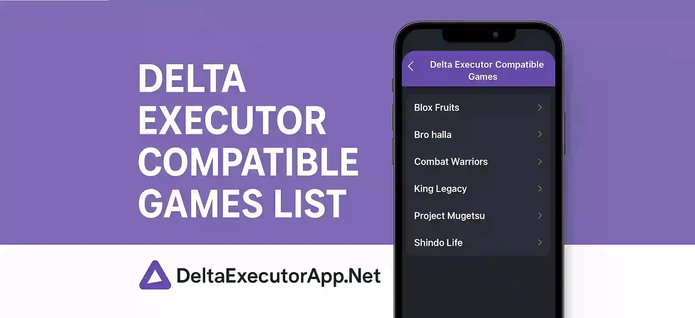 Delta Executor Compatible Games List