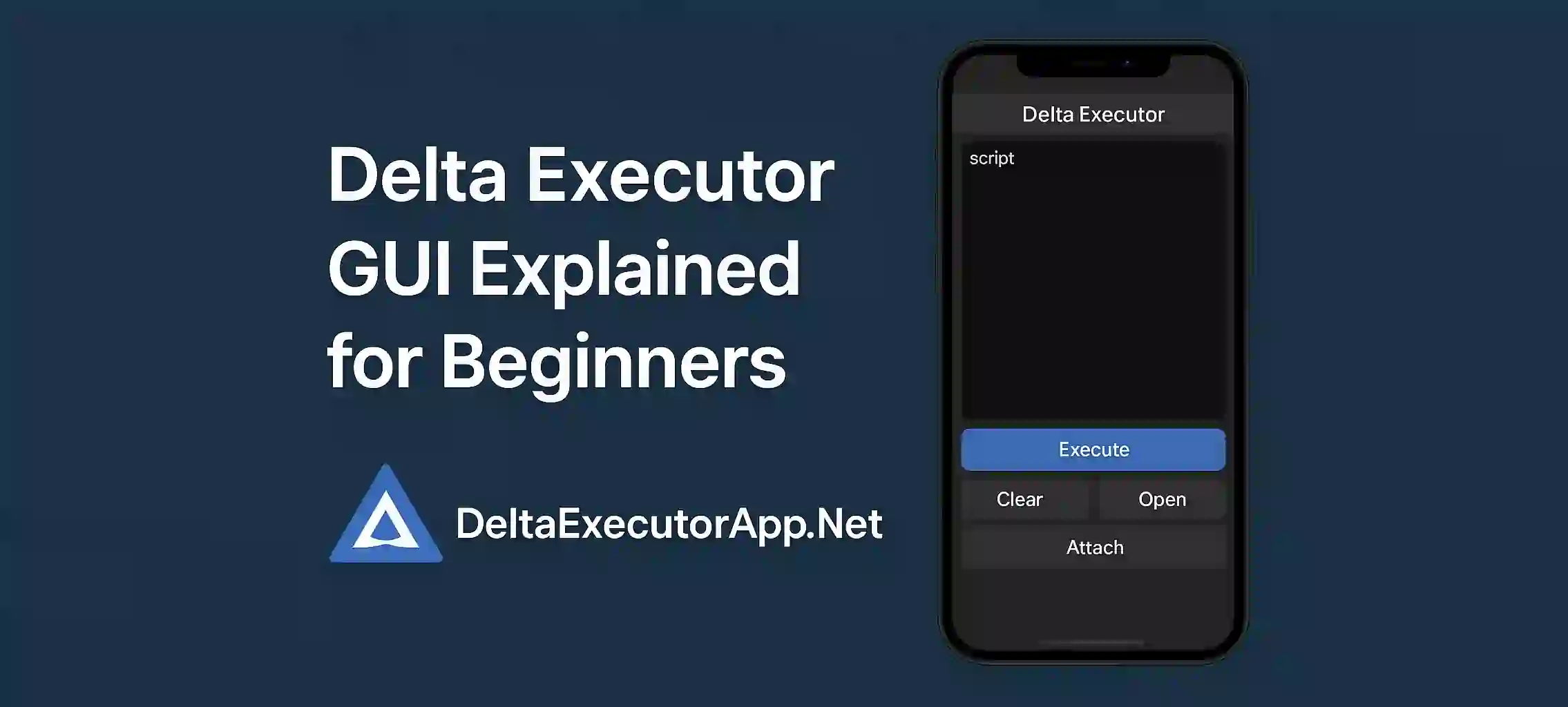 Delta Executor GUI Explained for Beginners